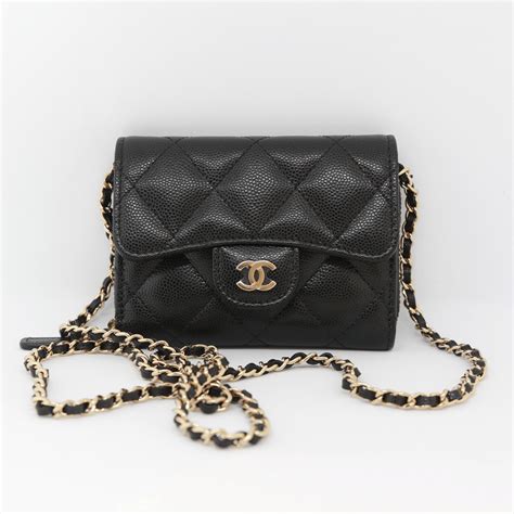 chanel chain for wallet|Chanel small wallet on chain.